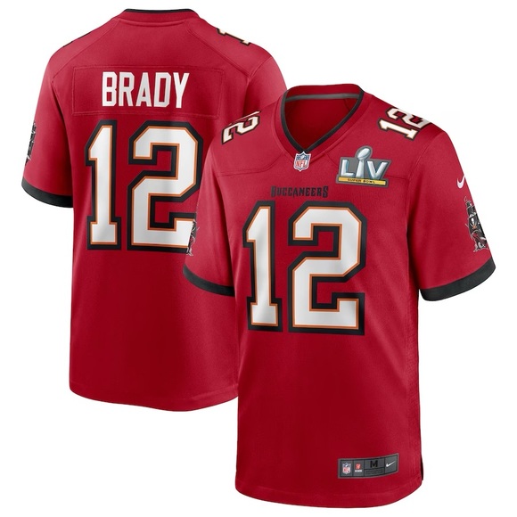 Tom Brady Tampa Bay Buccaneers Nike Super Bowl LIV Game Jersey - Picture 3 of 9